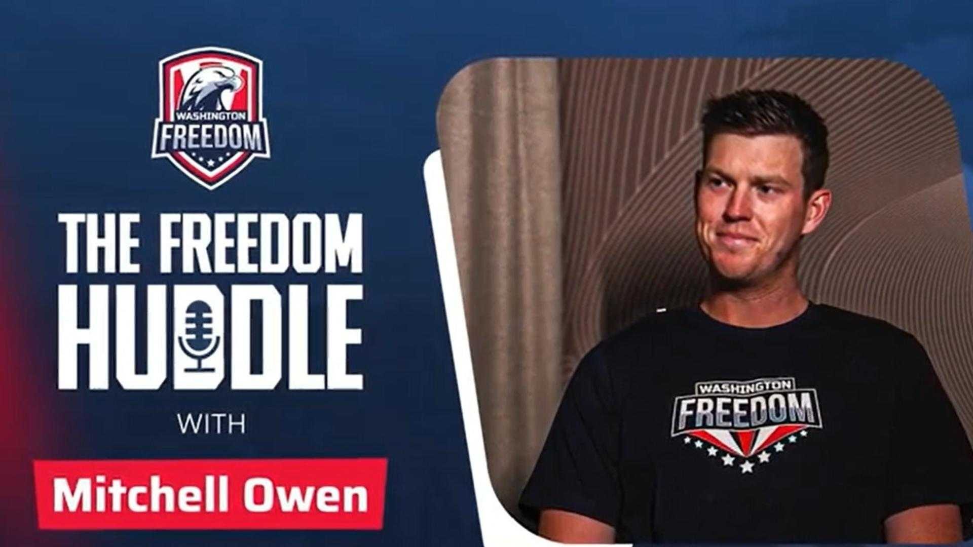 Mitchell Owen’s Journey to Stardom, Viral Story & Dream MLC Run | The Freedom Huddle