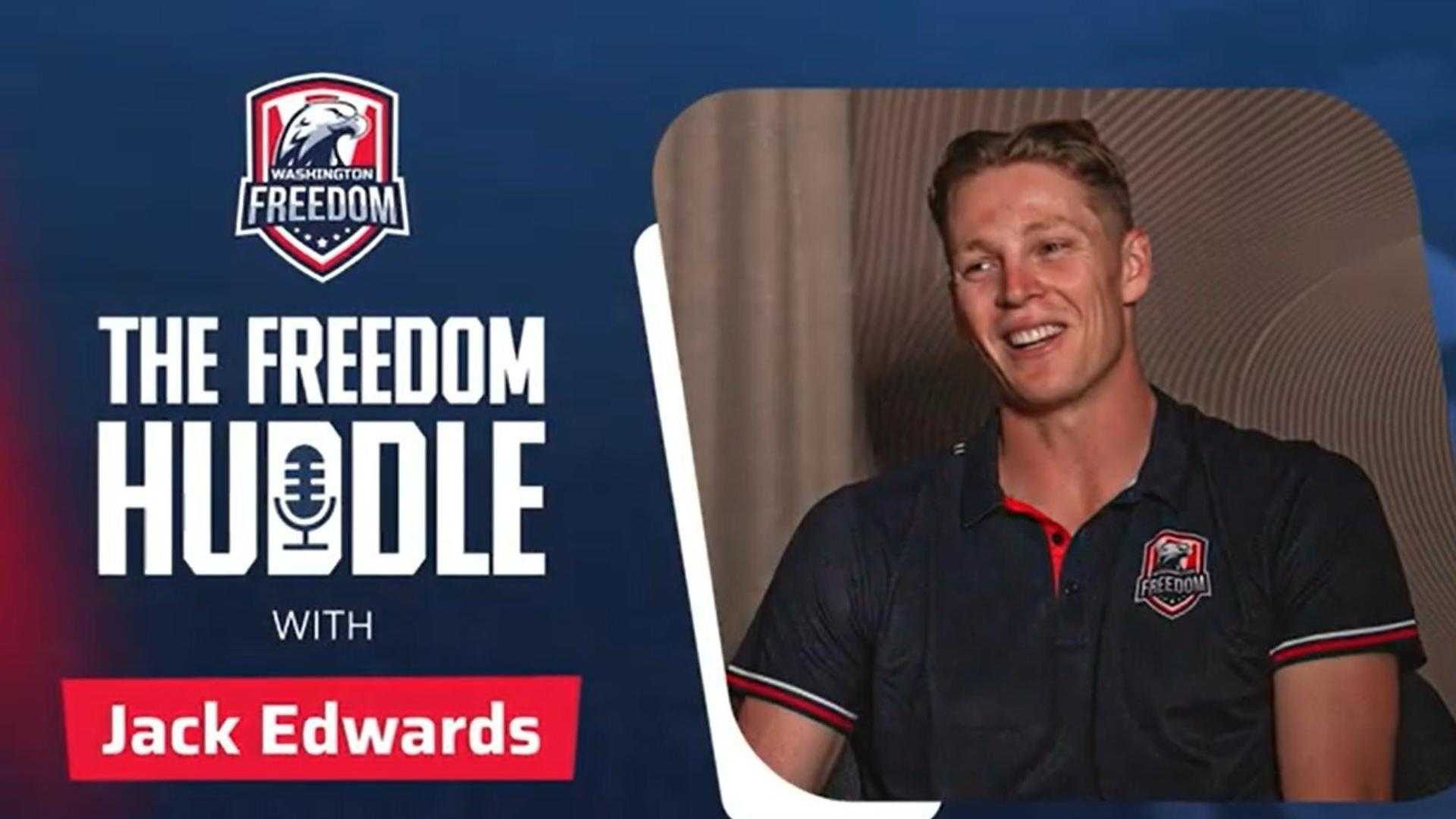 Jack Edwards on Playing for Australia, MLC Journey, and Future Goals | The Freedom Huddle
